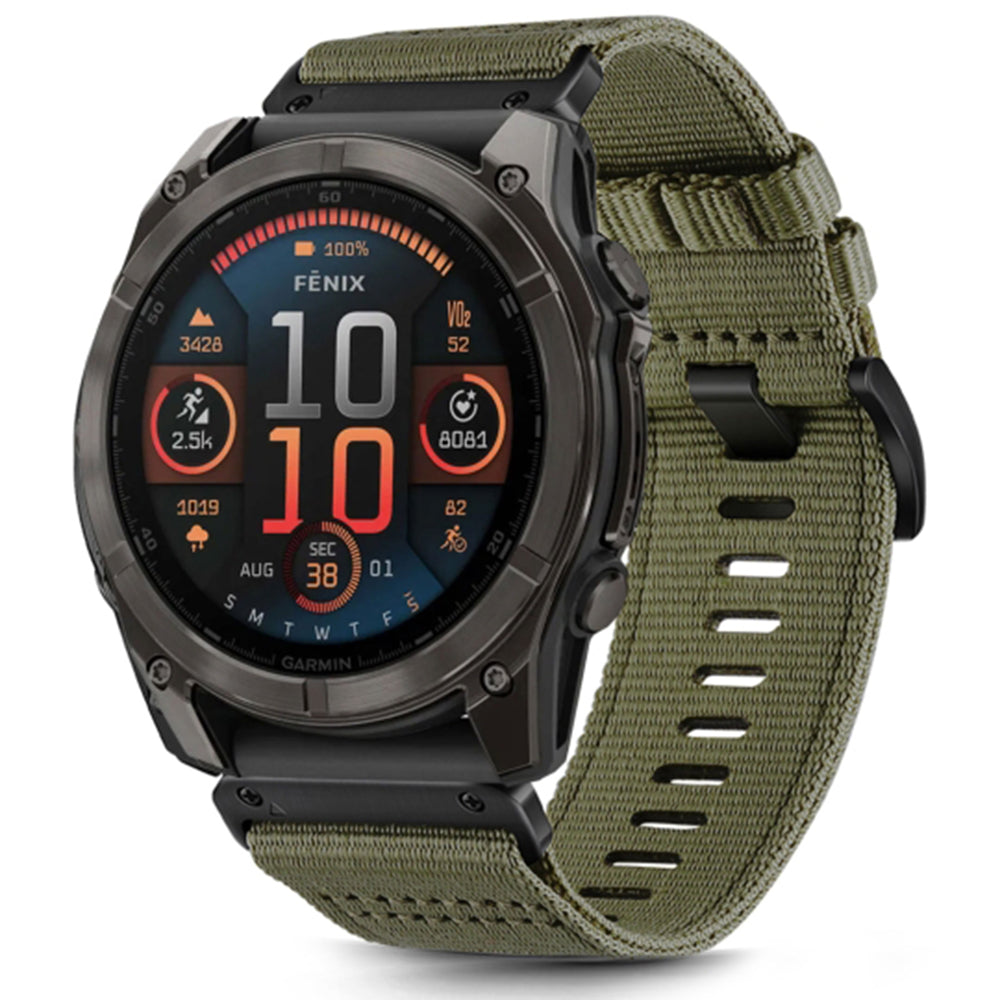 Techsuit W070 remen za Garmin Watch Fenix / Forerunner seriju, 22mm, tamno zelena