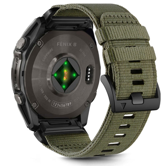 Techsuit W070 remen za Garmin Watch Fenix / Forerunner seriju, 22mm, tamno zelena