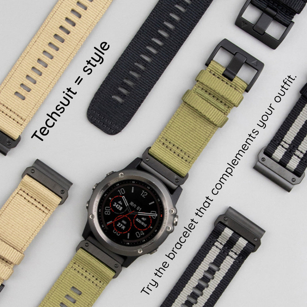Remen Techsuit W070 za Samsung Galaxy Watch / Huawei Watch Series, 20mm, Narančasta