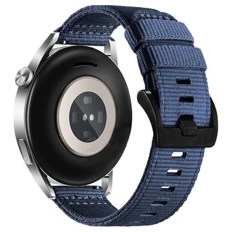 Techsuit W070 remen za Samsung Galaxy Watch / Huawei Watch Series, 22mm, Tamnoplav