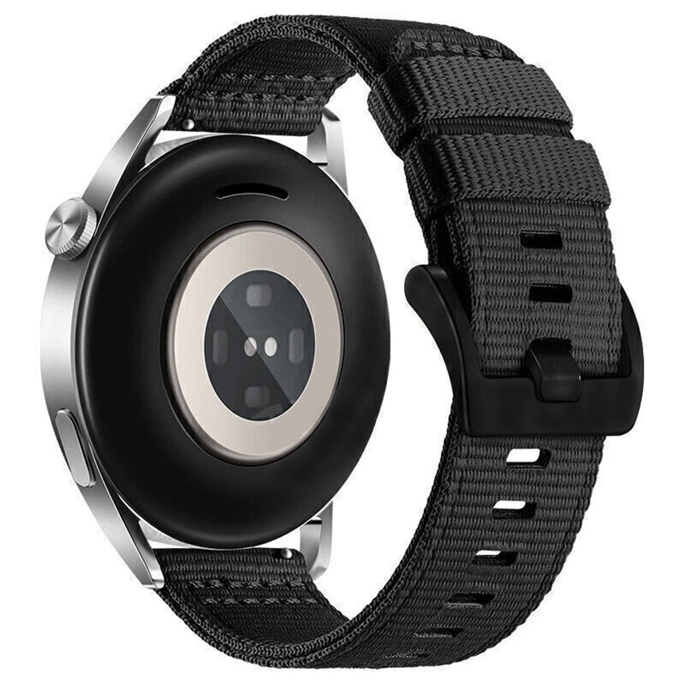 Remen Techsuit W070 za Samsung Galaxy Watch / Huawei Watch Series, 22mm, Crni