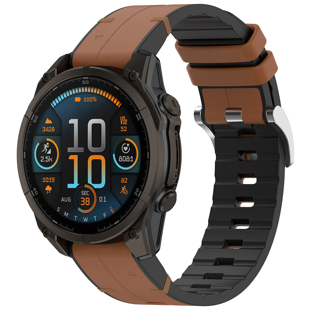 Remen Techsuit W071 za Garmin Instinct / Approach / Fenix Watch Series, 20mm, Smeđi