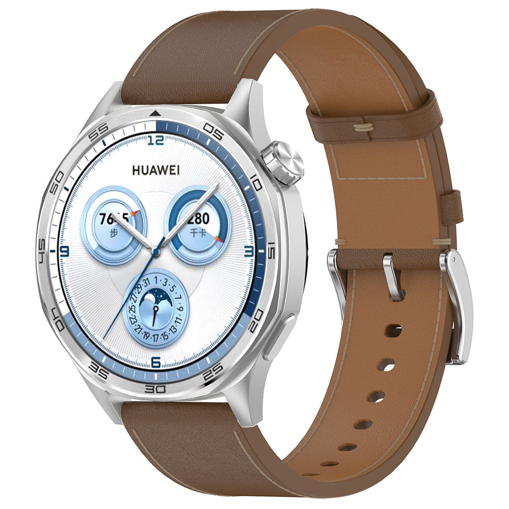 Techsuit W073 remen za Samsung Galaxy Watch / Huawei Watch Series, 22mm, smeđa