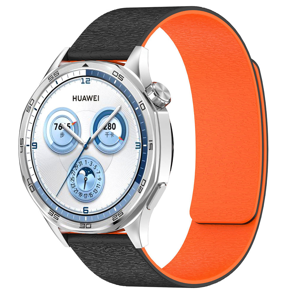 Narukvica Techsuit W074 za Samsung Galaxy Watch Series, 20mm, Crno-Narančasta