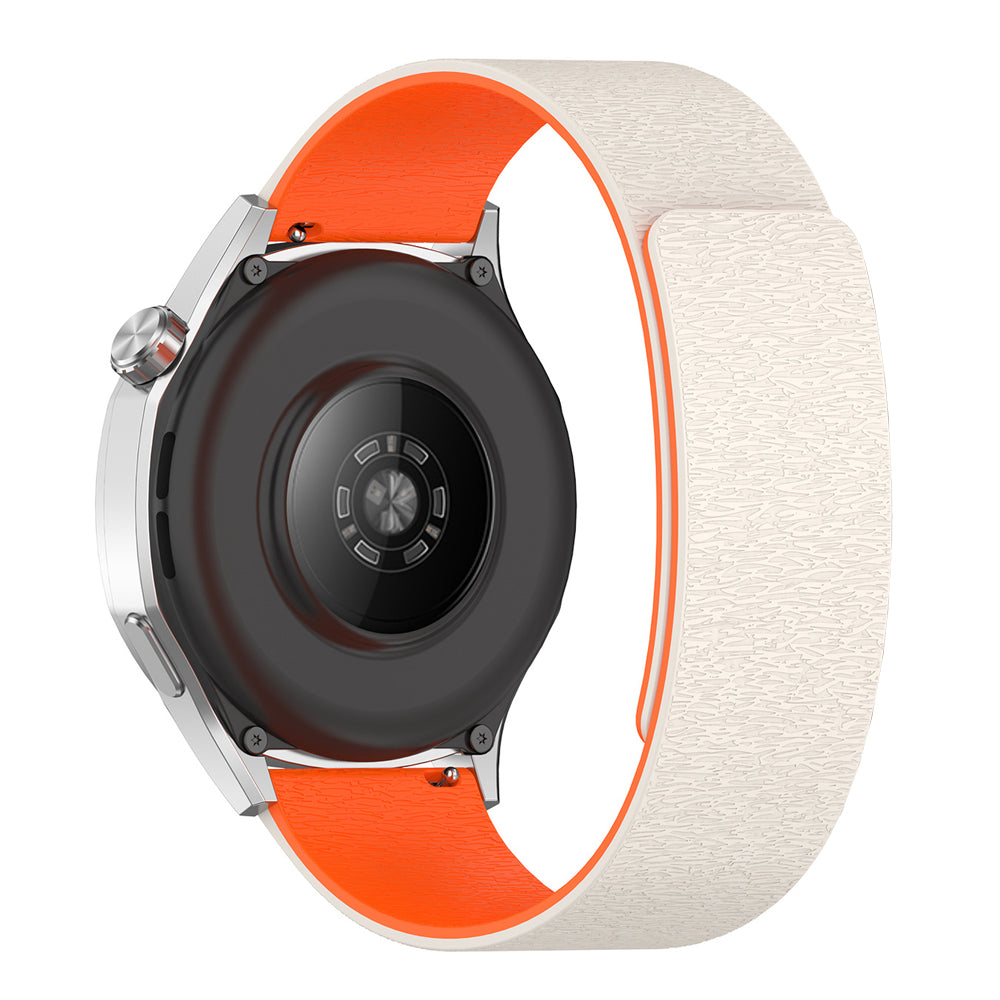 Narukvica Techsuit W074 za Samsung Galaxy Watch Series, 22mm, Bež Narančasta