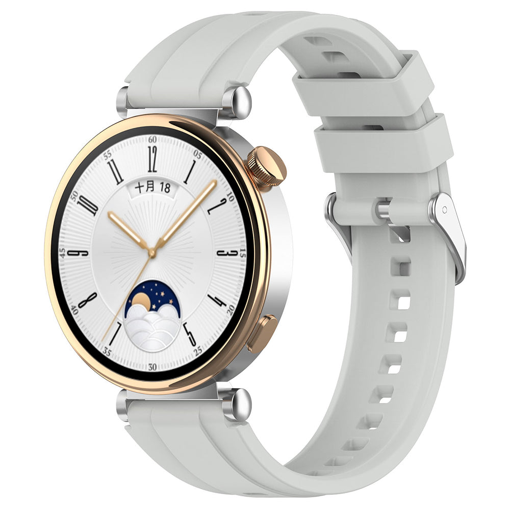 Remen Techsuit W075 za Huawei Watch / Garmin Watch seriju, 18mm, Siva