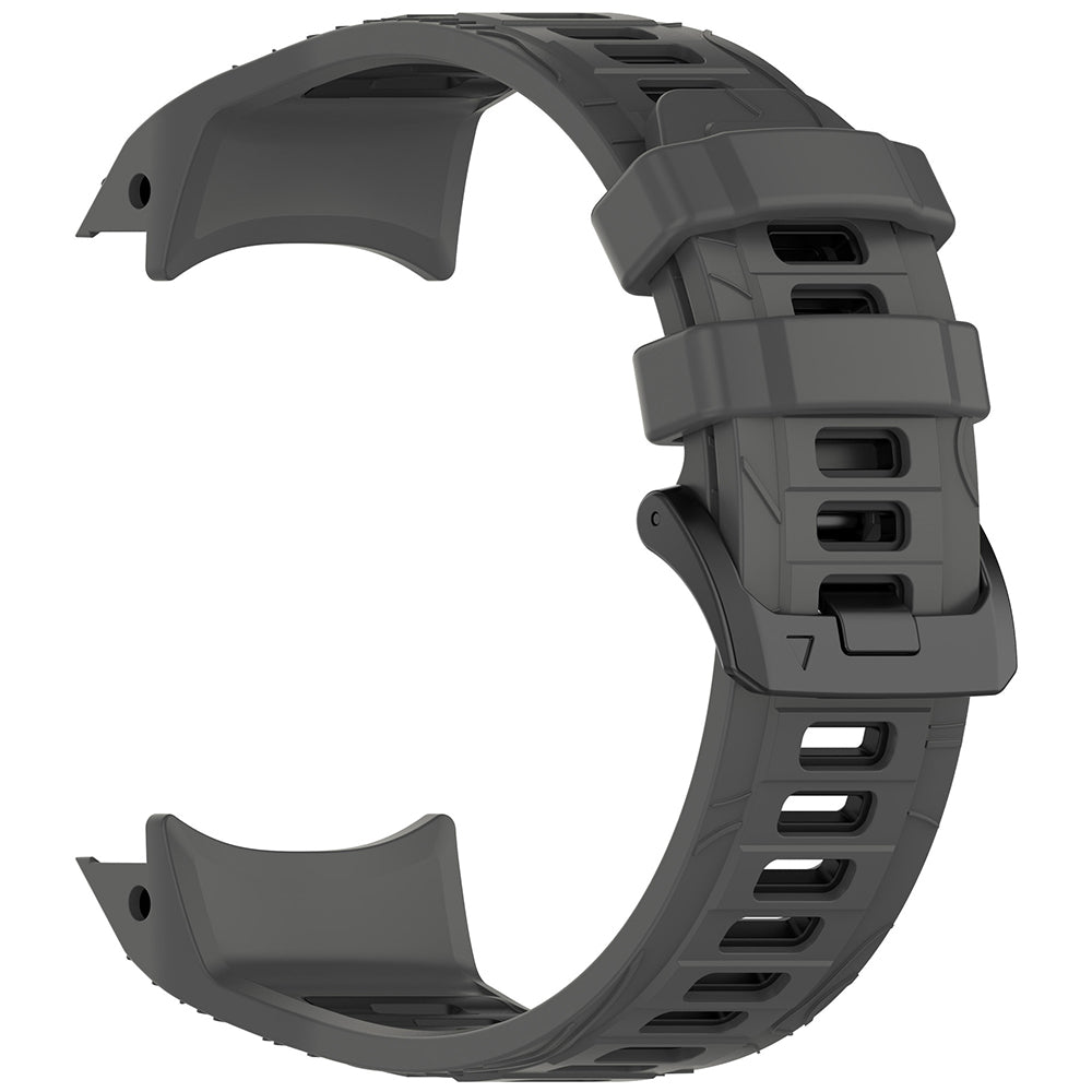 Remen Techsuit W077 za Garmin Instinct 3 50mm Solar / Instinct 3 50mm, Sivi