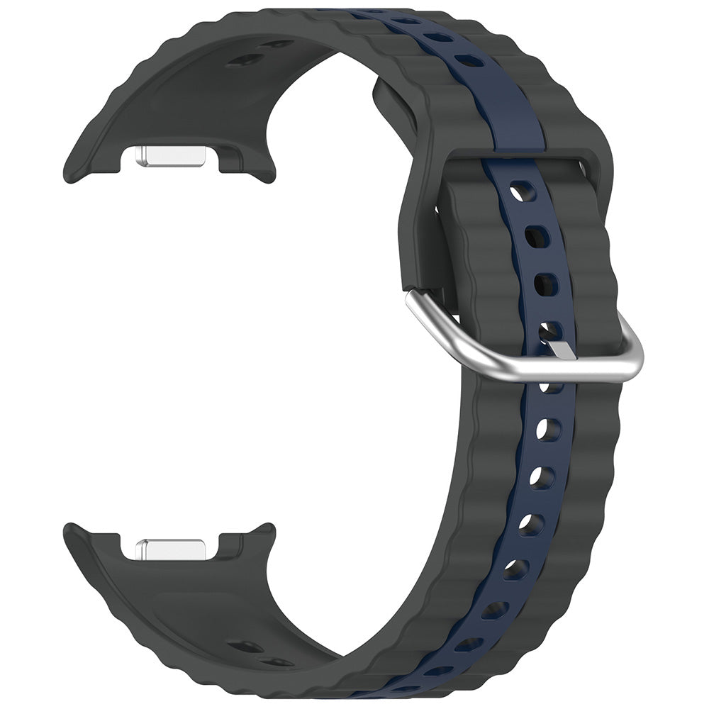 Remen Techsuit W078 za Samsung Galaxy Watch8 / Watch8 Classic Series, Siva