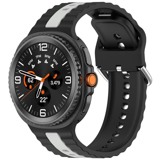 Remen Techsuit W078 za Samsung Galaxy Watch 8 Classic / Watch8 44mm / Watch 8 40mm, Crni