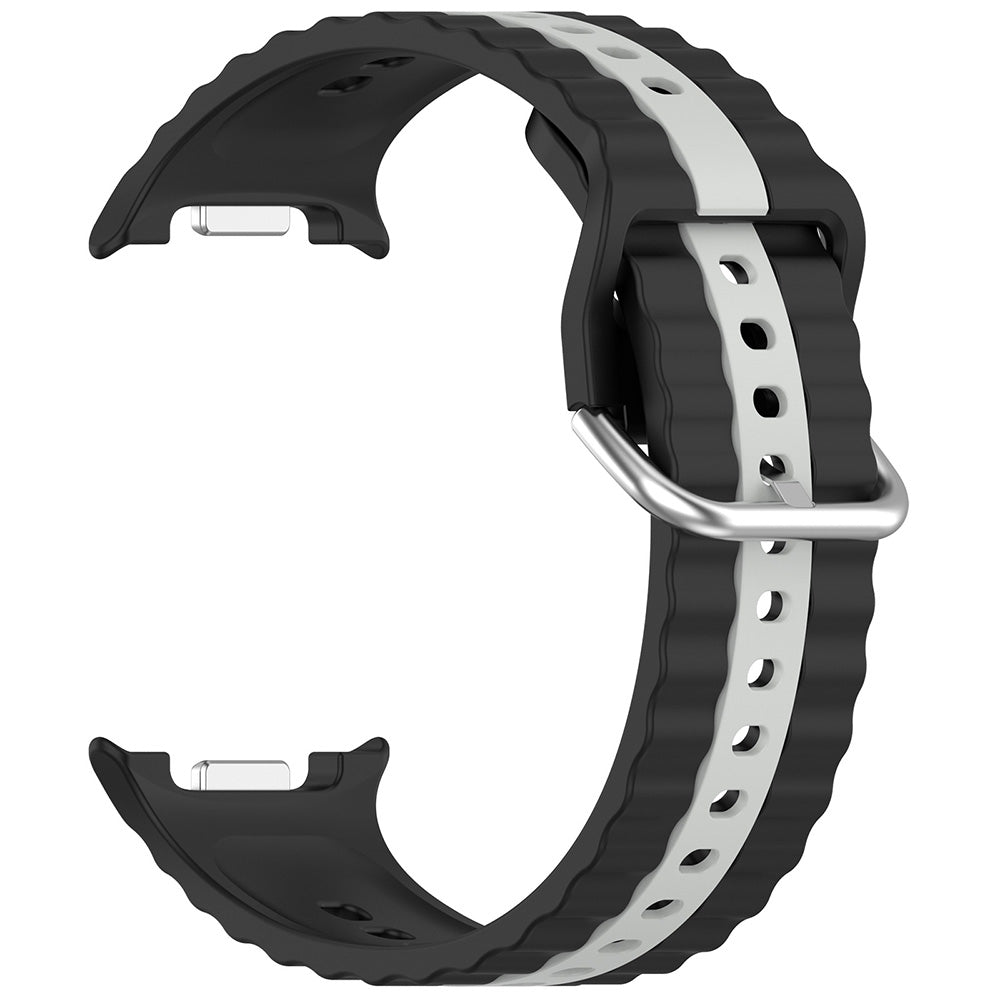 Remen Techsuit W078 za Samsung Galaxy Watch 8 Classic / Watch8 44mm / Watch 8 40mm, Crni