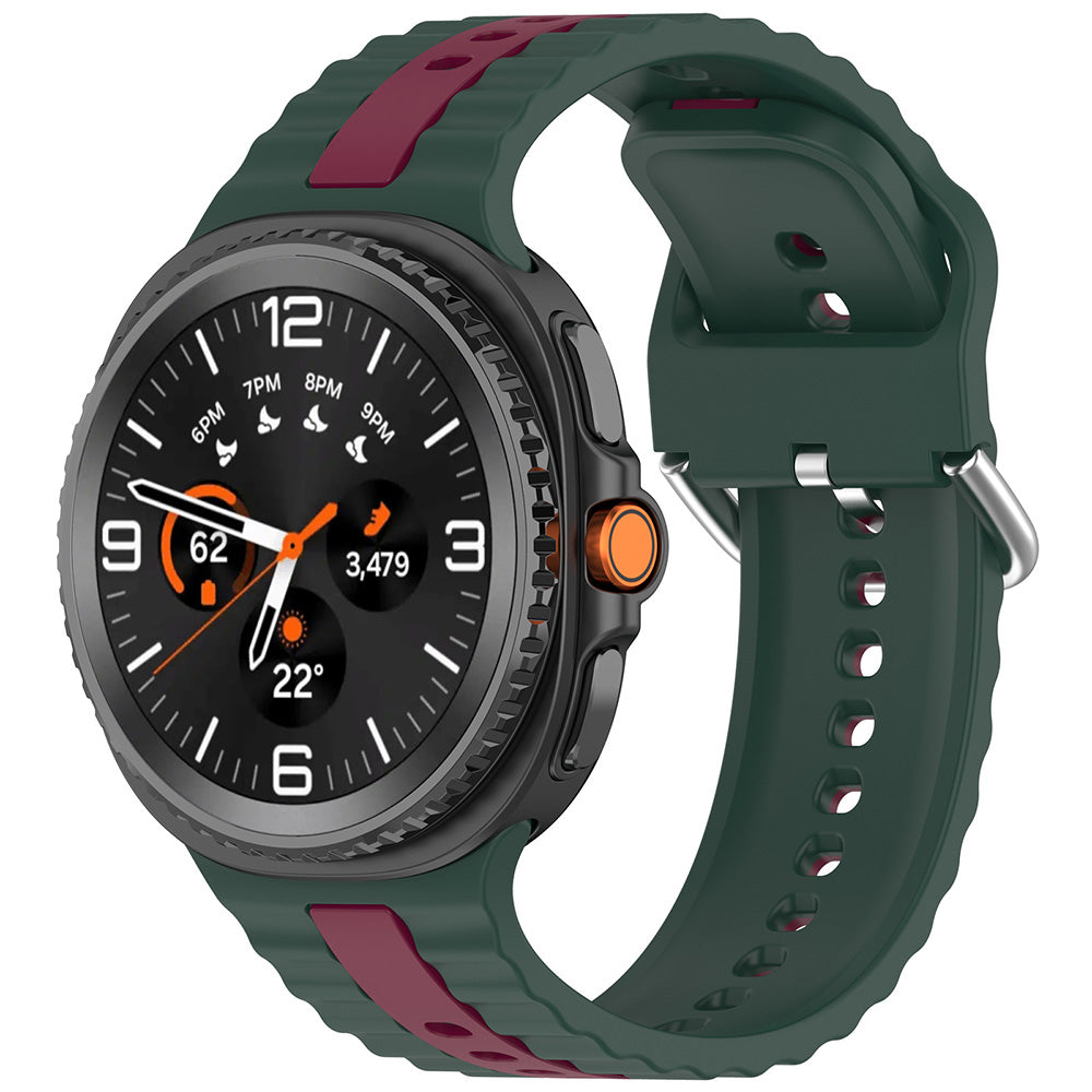 Remen Techsuit W078 za Samsung Galaxy Watch8 / Watch8 Classic Series, Tamno Zelena