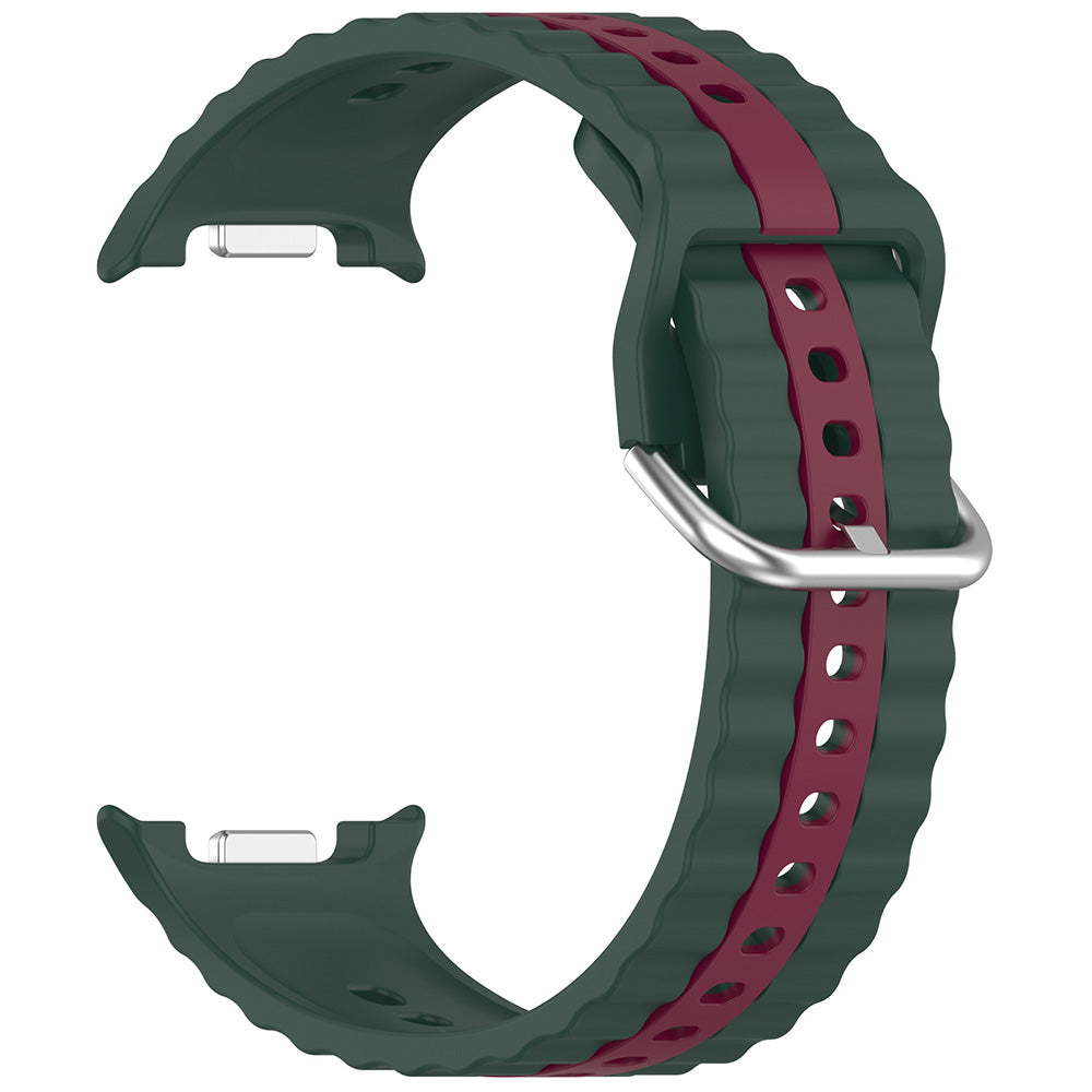Remen Techsuit W078 za Samsung Galaxy Watch8 / Watch8 Classic Series, Tamno Zelena