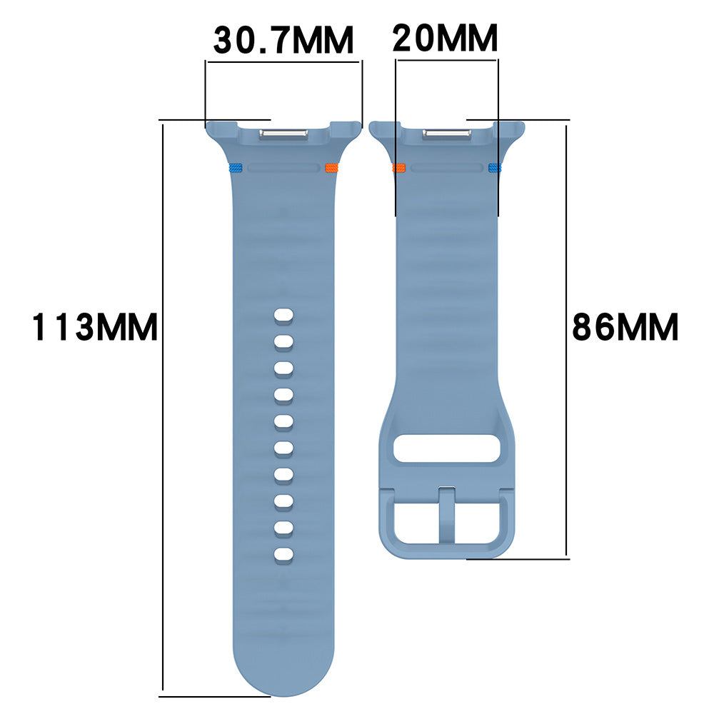 Remen Techsuit W079 za Samsung Galaxy Watch 8 Classic / Watch8 44mm / Watch 8 40mm, Bež