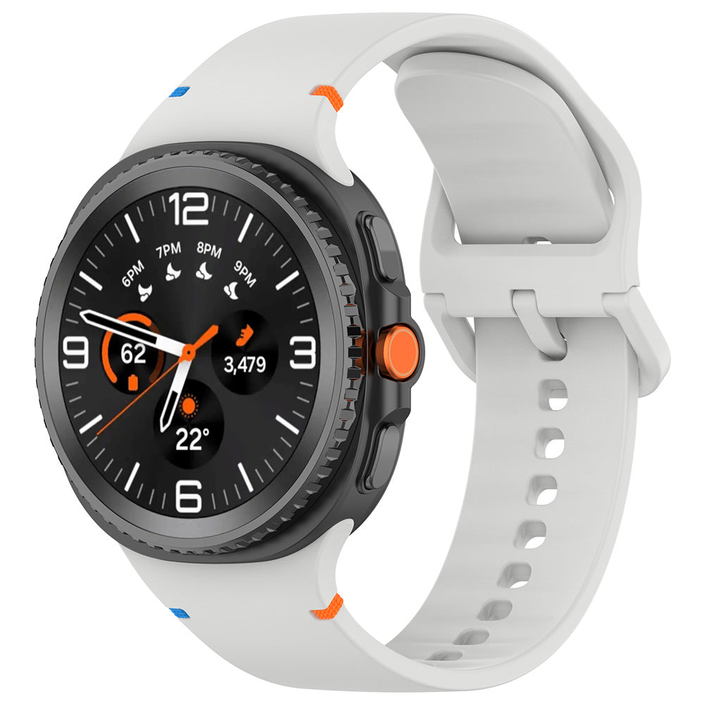 Remen Techsuit W079 za Samsung Galaxy Watch8 / Watch8 Classic Series, Sivi