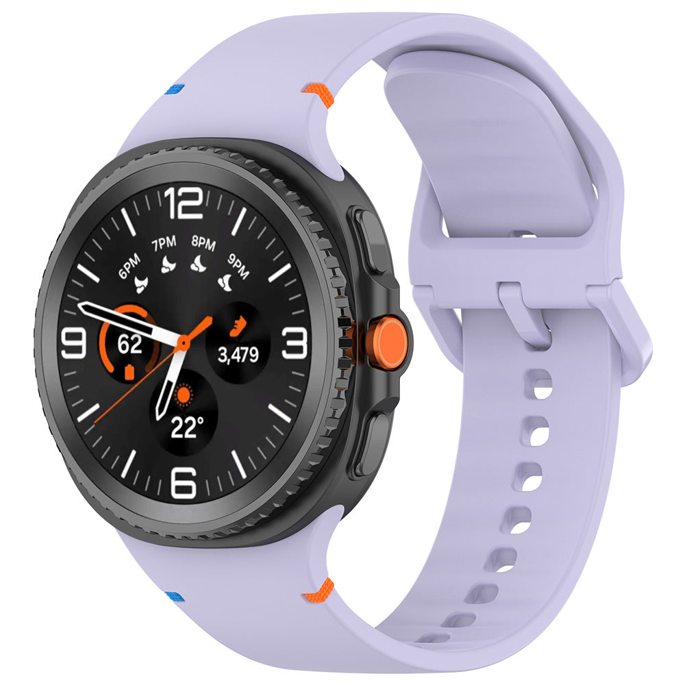 Remen Techsuit W079 za Samsung Galaxy Watch8 / Watch8 Classic Series, Ljubičasti