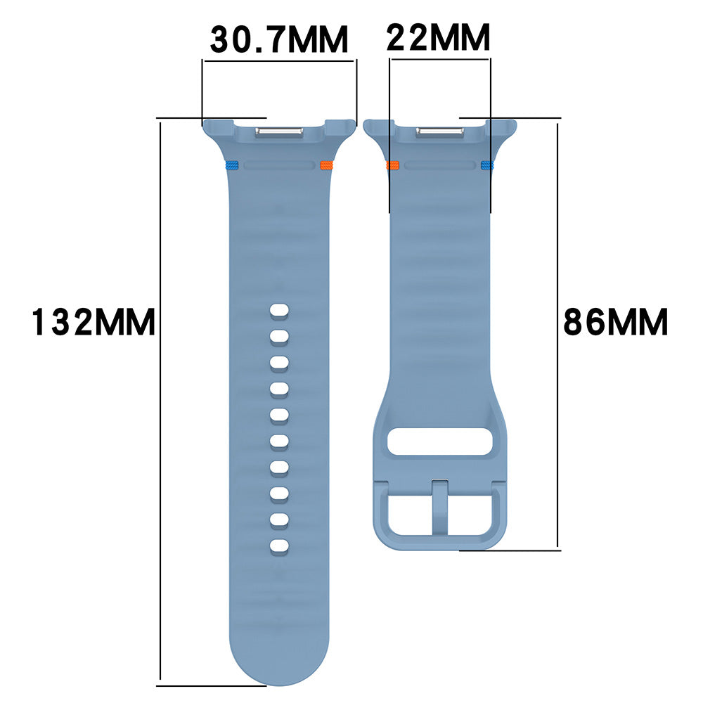 Remen Techsuit W079 za Samsung Galaxy Watch8 / Watch8 Classic Series, Crni