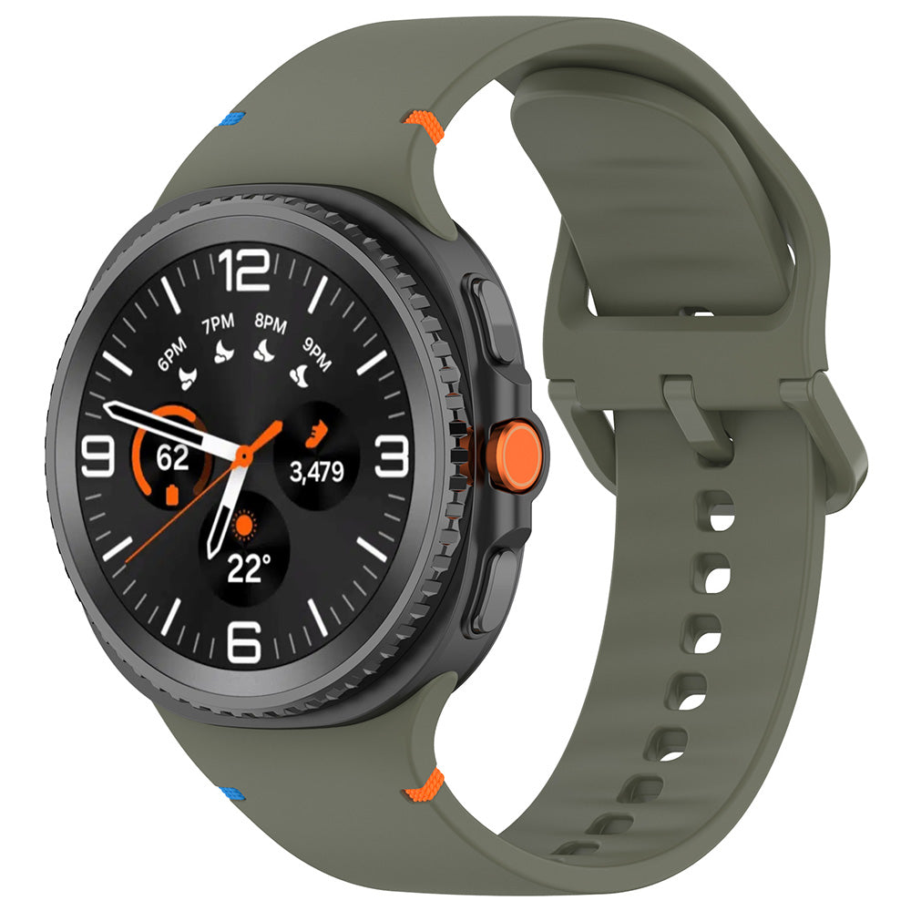 Remen Techsuit W079 za Samsung Galaxy Watch9 / Watch8 / Watch8 Classic Series, Zelena