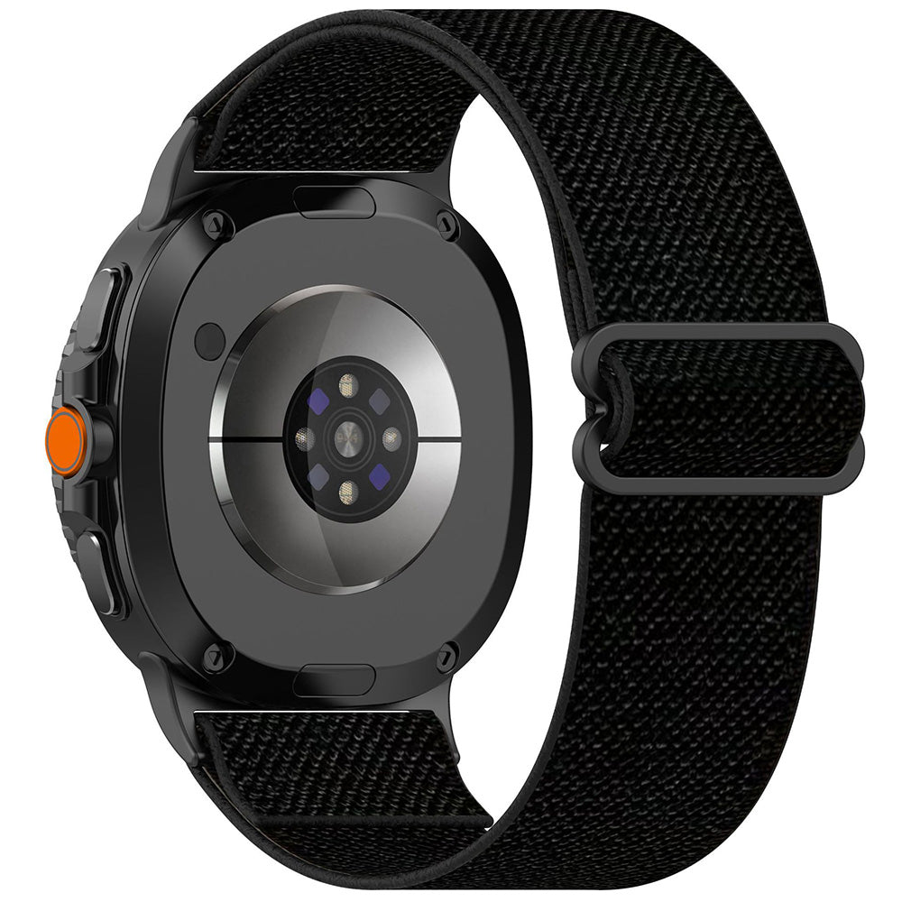 Remen Techsuit W080 za Samsung Galaxy Watch8 / Watch8 Classic seriju, Crni