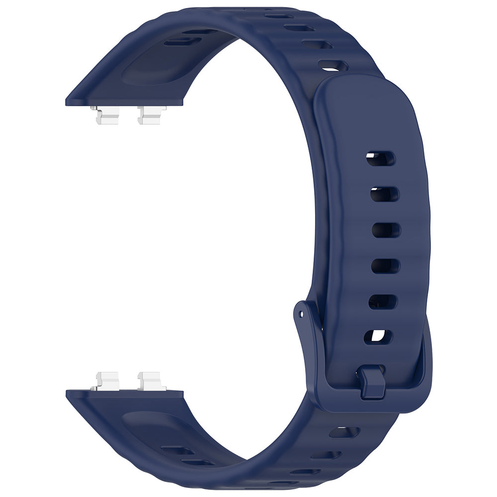Techsuit remen W082 za Huawei Band 11 / 11 Pro, Tamnoplava