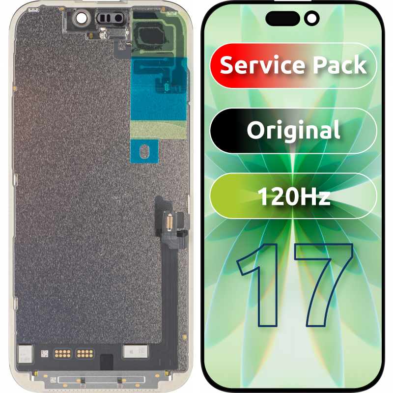 Display s Touchscreenom Apple iPhone 17, s Okvirom, Crni, Service Pack 661-56065