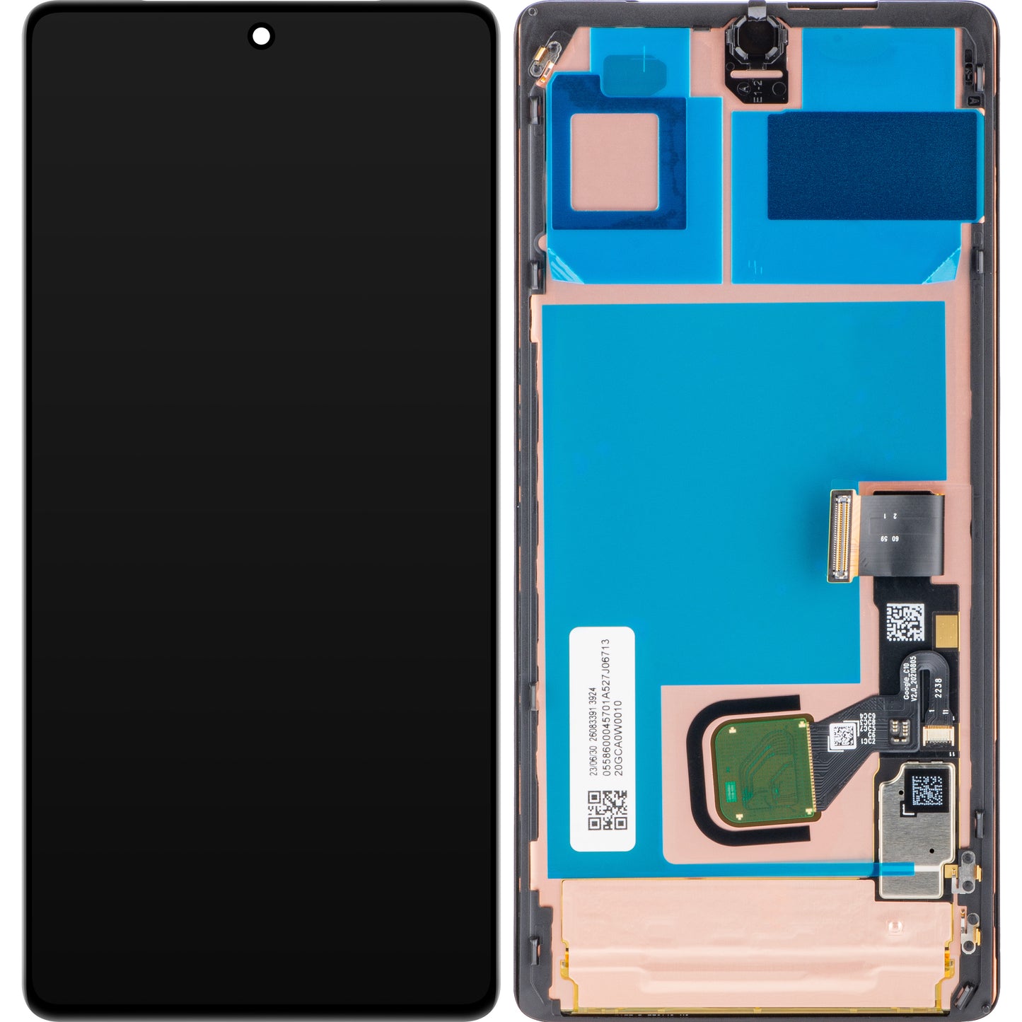 Zaslon s dodirnim ekranom Google Pixel 7 Pro, Servisni paket G949-00290-01