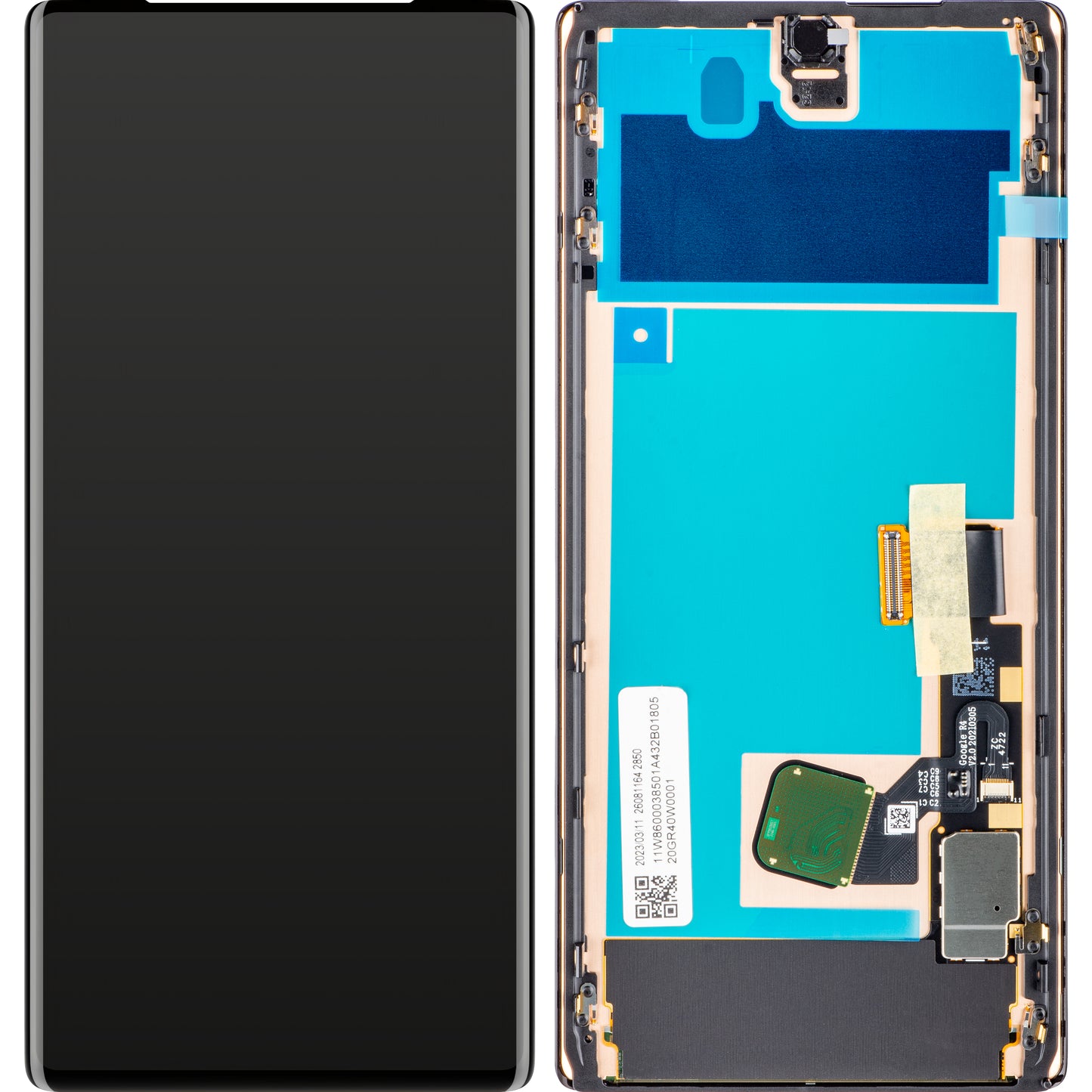 Zaslon s dodirnim ekranom Google Pixel 6 Pro, Servisni paket G949-00219-01