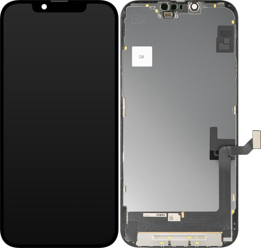 Zaslon s dodirnim zaslonom GX za Apple iPhone 14 Plus, s okvirom, OLED IC Movable verzija, Crna