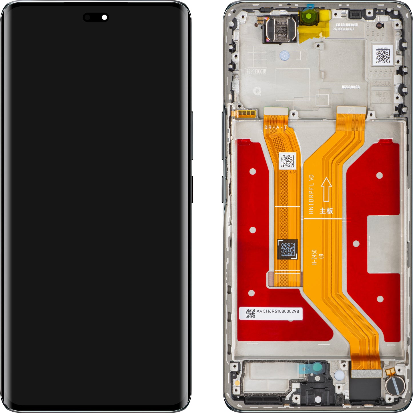 Display s Touchscreenom Honor Magic7 Lite, s Okvirom, Crni (Titanium Black), Service Pack 0235AMMM