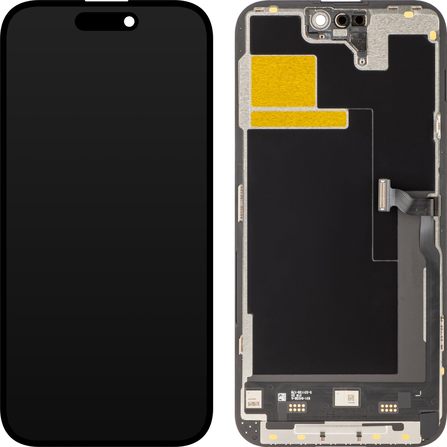Zaslon s dodirnim ekranom JK za Apple iPhone 14 Pro Max, s okvirom, LCD In-Cell IC Movable verzija, crni