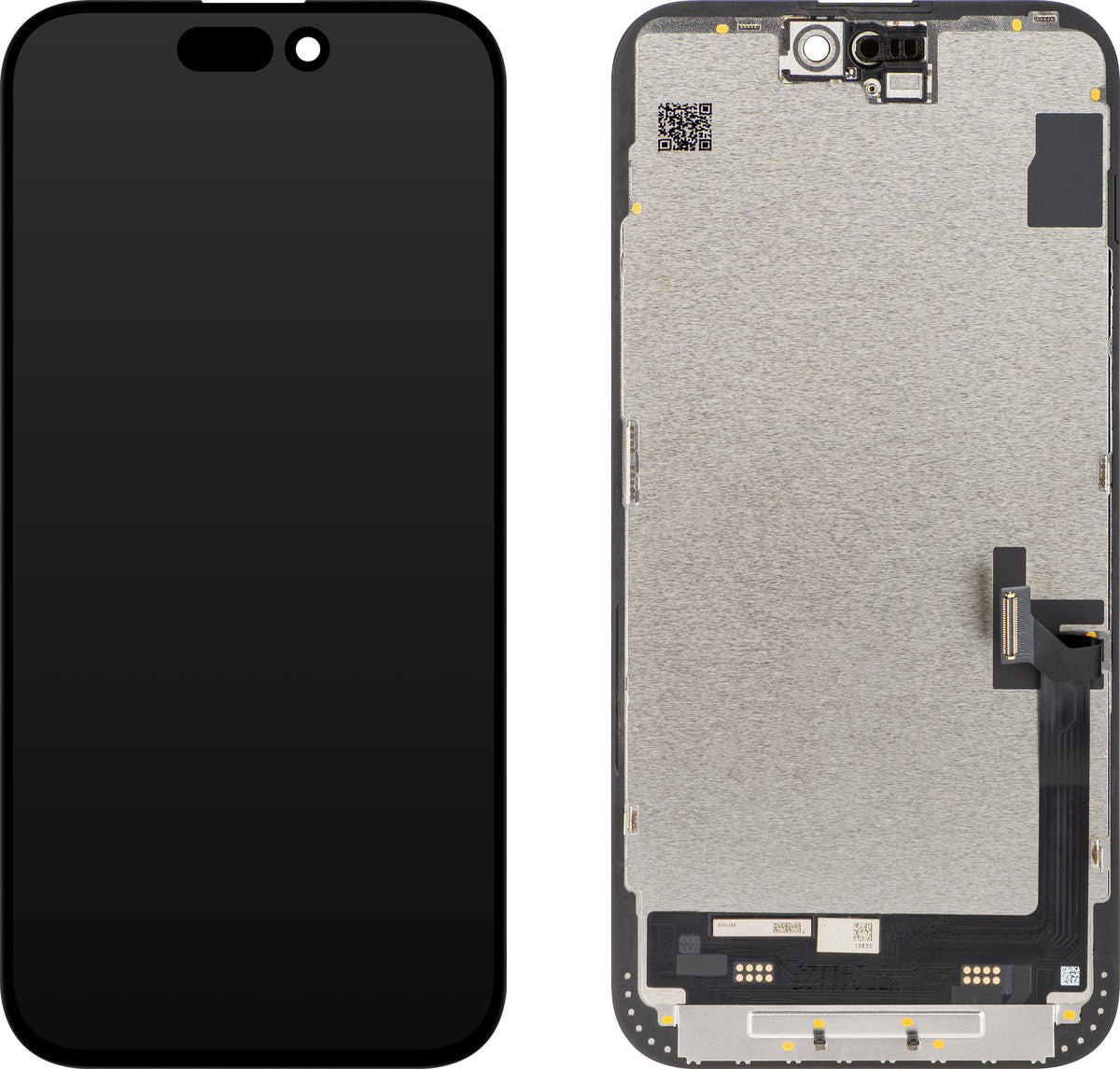 Zaslon s dodirnim zaslonom JK za Apple iPhone 15 Plus, s okvirom, LCD In-Cell IC Movable verzija, Crna