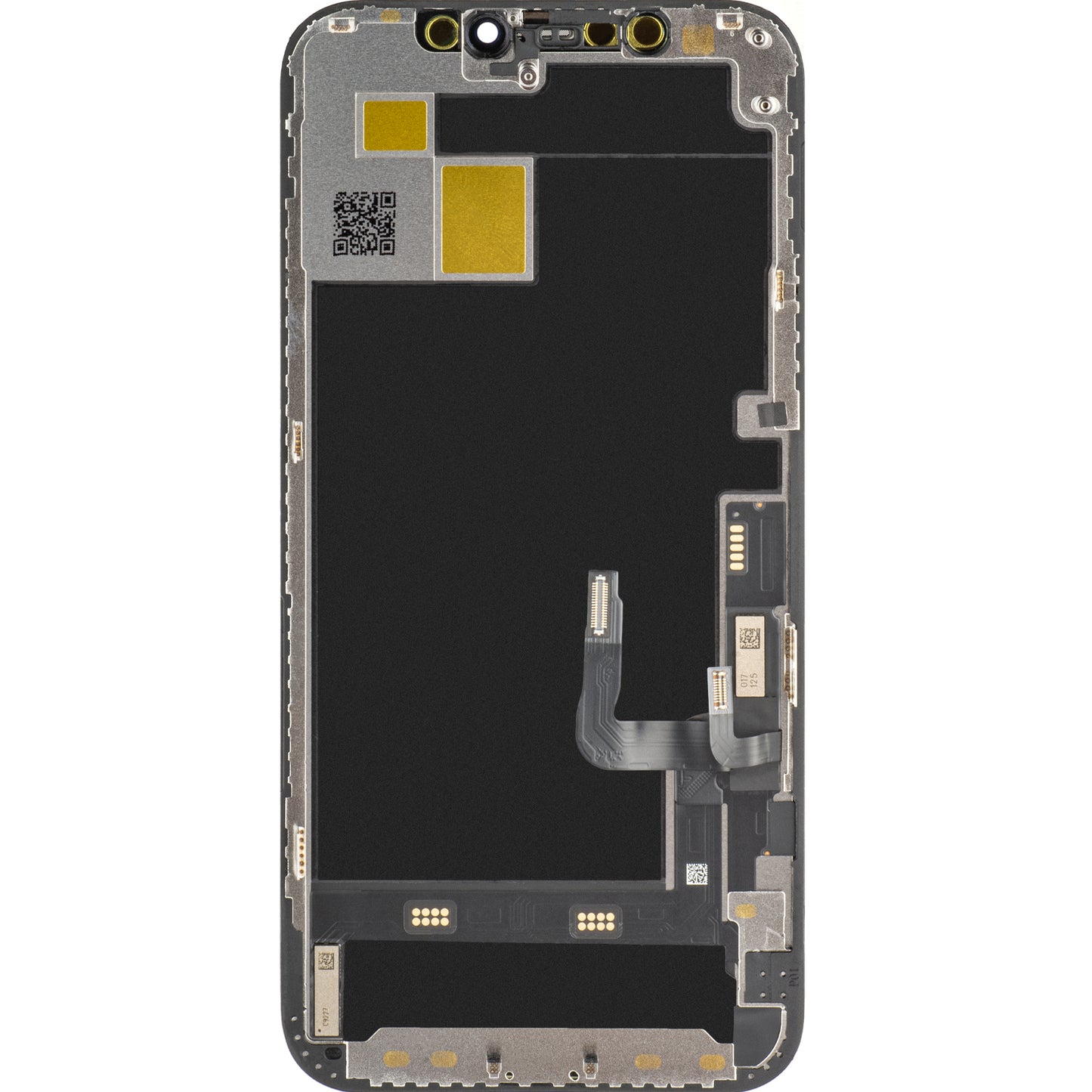 Zaslon s dodirnim ekranom JK za Apple iPhone 12 / 12 Pro, s okvirom, OLED IC Movable verzija, crni