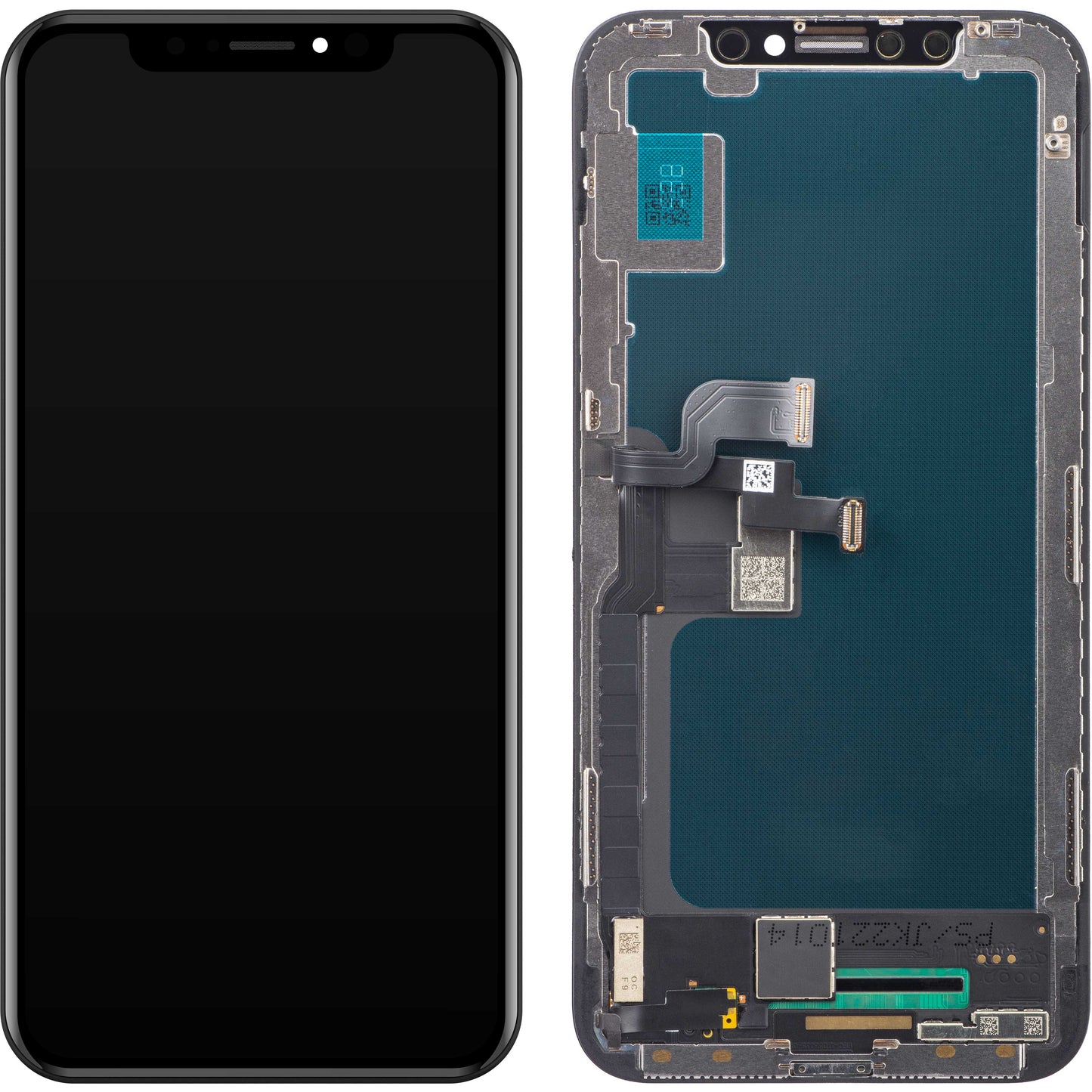 Display s Touchscreenom JK za Apple iPhone X, s Okvirom, In-Cell LCD Verzija, Crni