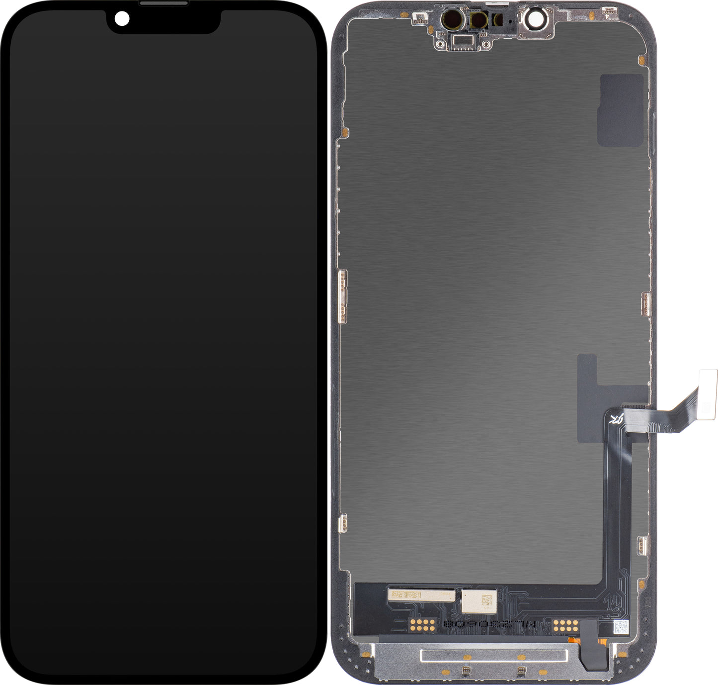Display s Touchscreenom JK za Apple iPhone 14 Plus, s Okvirom, LCD In-Cell IC Movable verzija, Crni