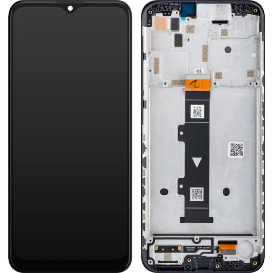 Zaslon s dodirnim ekranom Motorola Moto G10, s okvirom, crni, paket za servis 5D18C18090