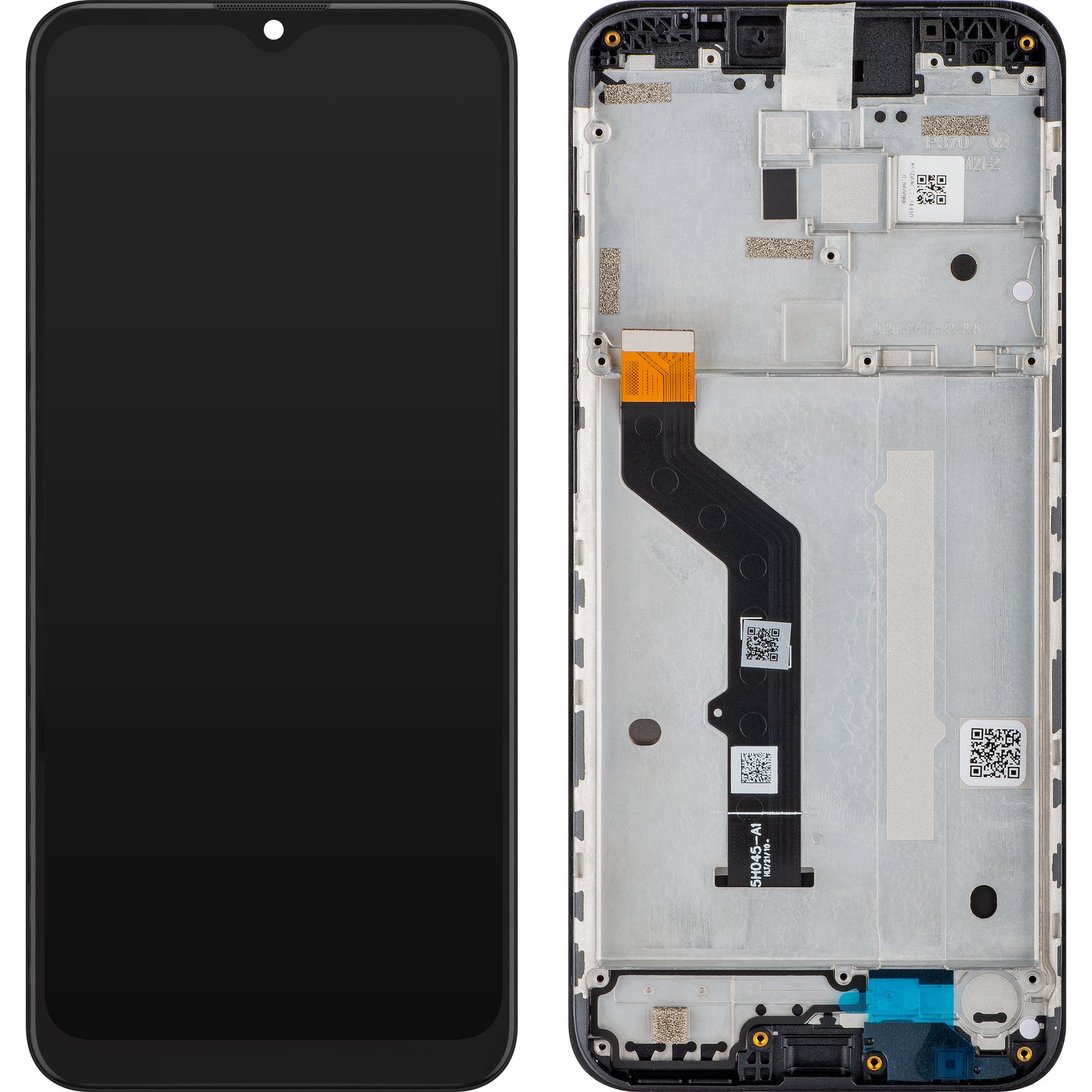 Display s dodirnim zaslonom Motorola Moto G9 Play, s okvirom, crni, paket za servis 5D68C17397