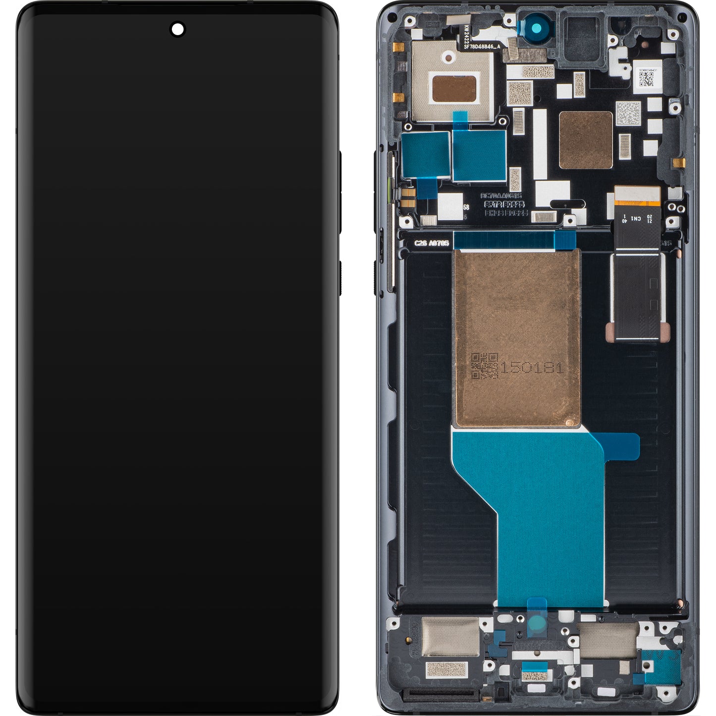 Zaslon s dodirnim ekranom Motorola Edge 30 Ultra, s okvirom, crni (Interstellar Black), servisni paket 5D68C21452