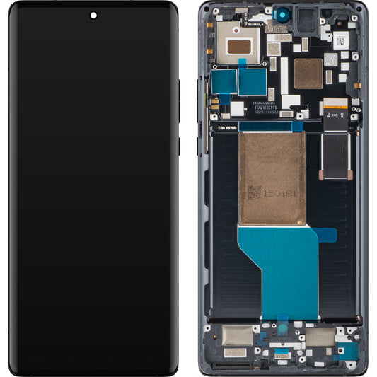 Zaslon s dodirnim ekranom Motorola Edge 30 Ultra, s okvirom, crni (Interstellar Black), servisni paket 5D68C21452