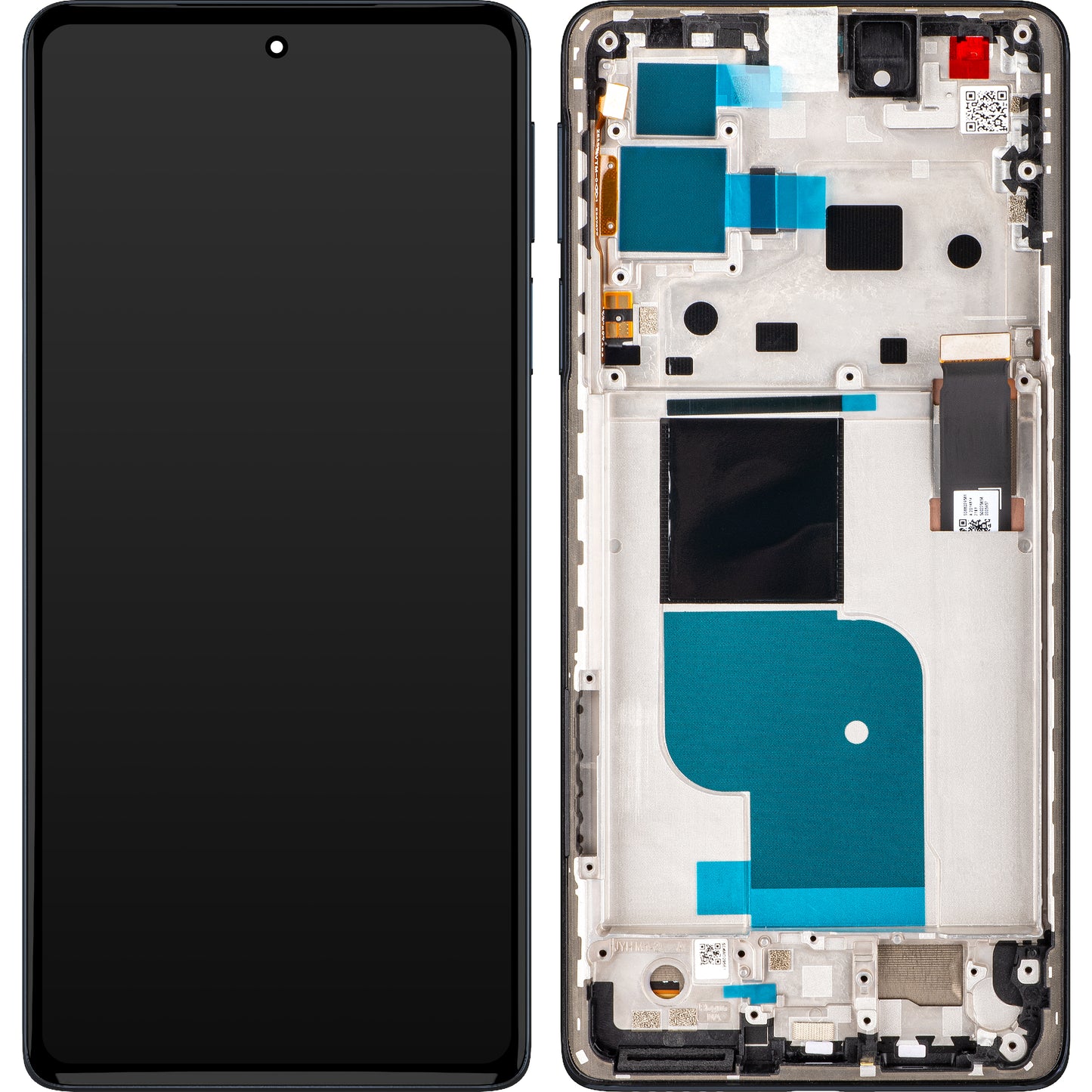 Zaslon s dodirnim ekranom Motorola Edge 30 Pro, s okvirom, crni, paket za servis 5D68C20263