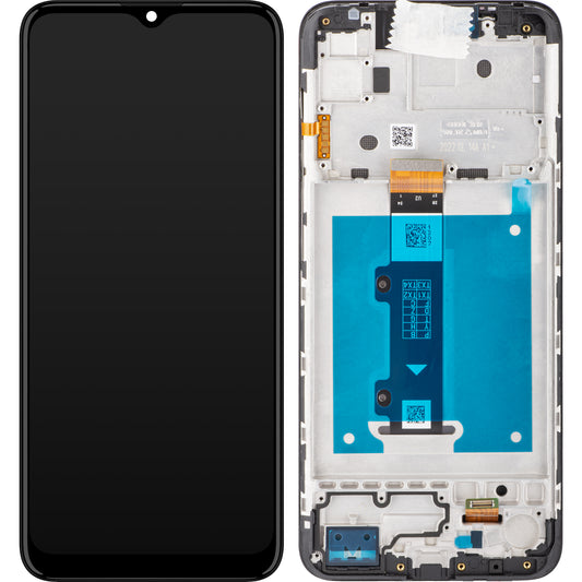 Zaslon s dodirnim ekranom Motorola Moto E20, s okvirom, crni, Service Pack 5D68C19457