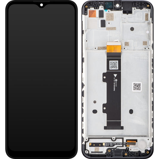 Zaslon s dodirnim ekranom Motorola Moto G20, s okvirom, crni, paket za servis 5D68C18521