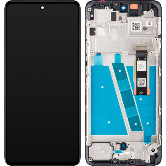 Zaslon s dodirnim ekranom Motorola Moto G72, s okvirom, crni, servisni paket 5D68C21701