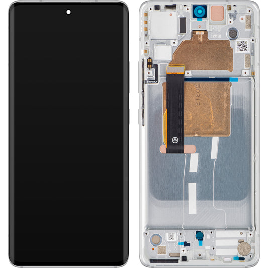 Zaslon s dodirnim ekranom Motorola Edge 30 Fusion, s okvirom, bijela (Aurora White), servisni paket 5D68C21528