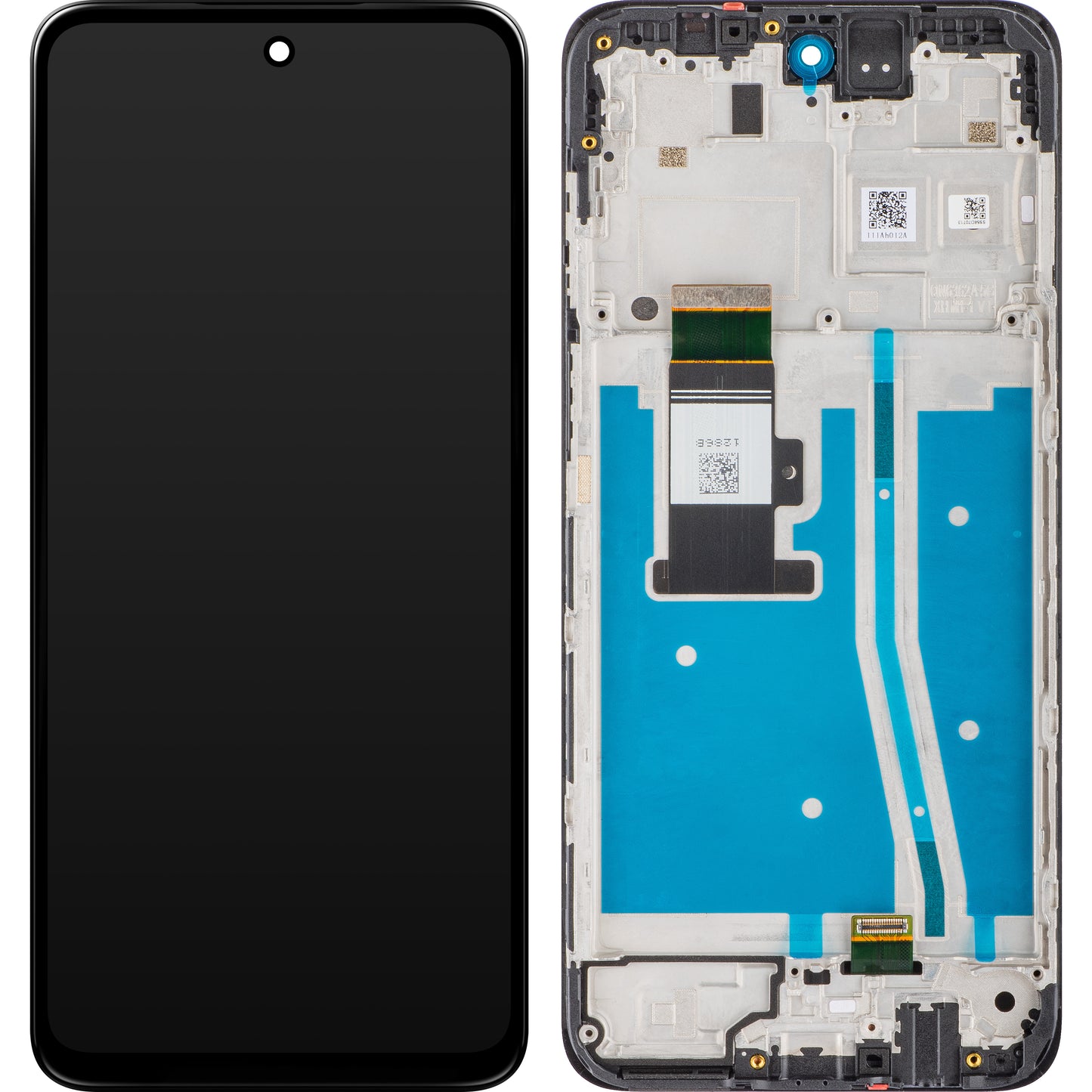 Zaslon s dodirnim ekranom Motorola Moto G53, s okvirom, crni, servisni paket 5D68C22150