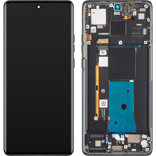 Zaslon s dodirnim ekranom Motorola Edge 40, s okvirom, crni (Eclipse Black), servisni paket 5D68C22670