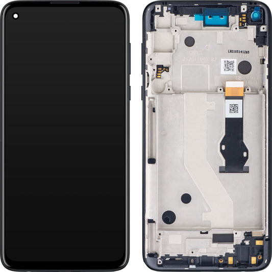 Zaslon s dodirnim ekranom Motorola Moto G Stylus 4G, s okvirom, crni (Mystic indigo), servisni paket 5D68C16275