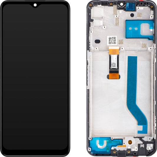 Display s dodirnim zaslonom Motorola Moto G50 5G, s okvirom, crni, Service Pack 5D68C18927