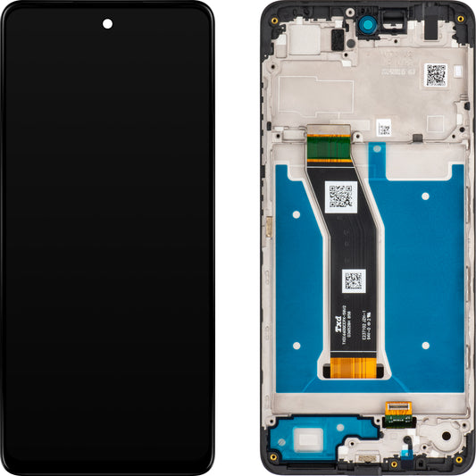 Zaslon s dodirnim ekranom Motorola Moto G04, s okvirom, crni, servisni paket 5D68C23890
