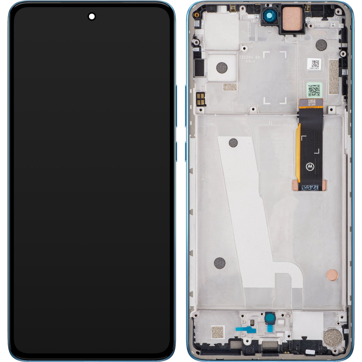 Zaslon s dodirnim ekranom Motorola Edge 30, s okvirom, Zelena (Aurora Green), Servisni paket 5D68C20585
