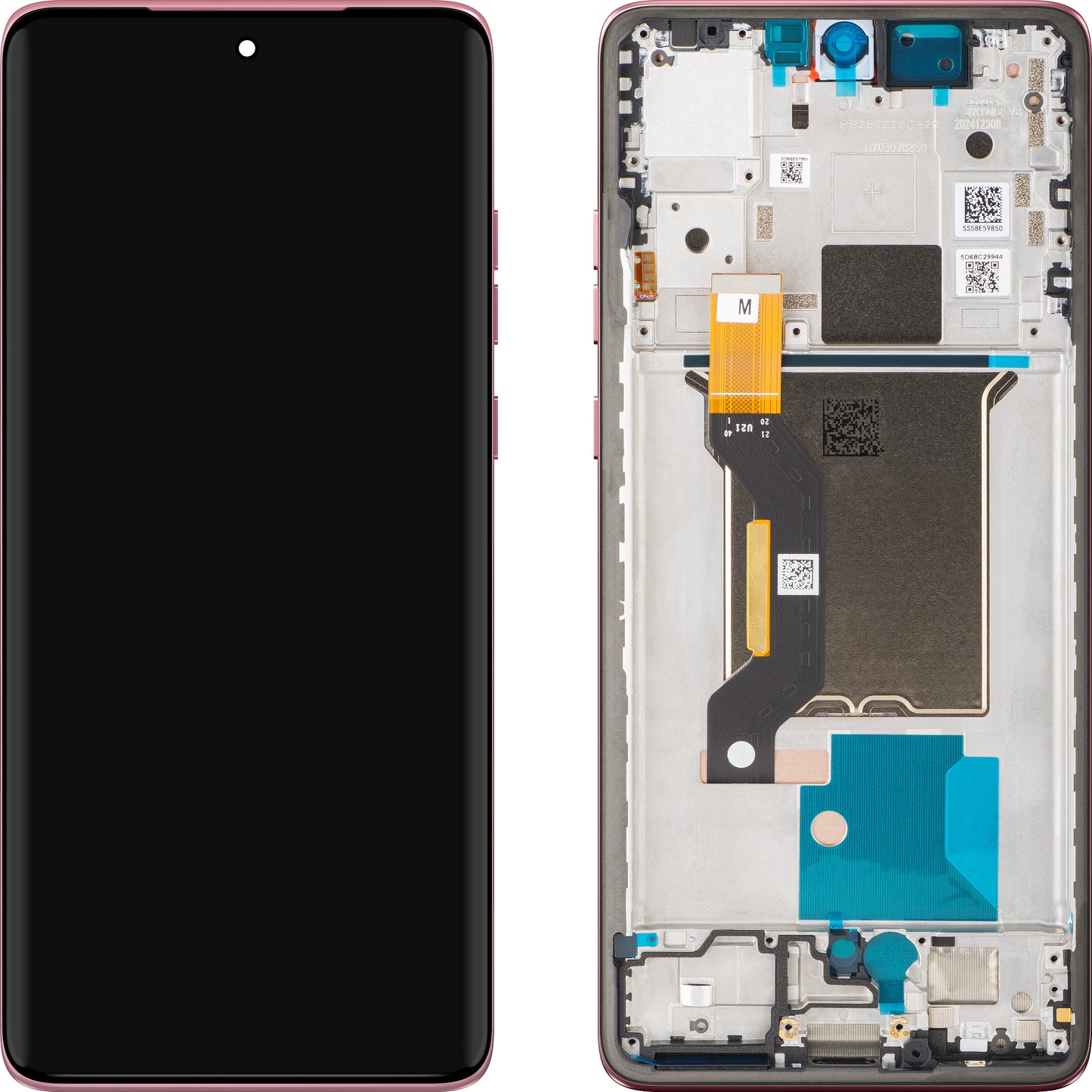 Display s dodirnim zaslonom Motorola Edge 60 Fusion, s okvirom, Roza (Pantone Zephyr), Service Pack 5D68C29880