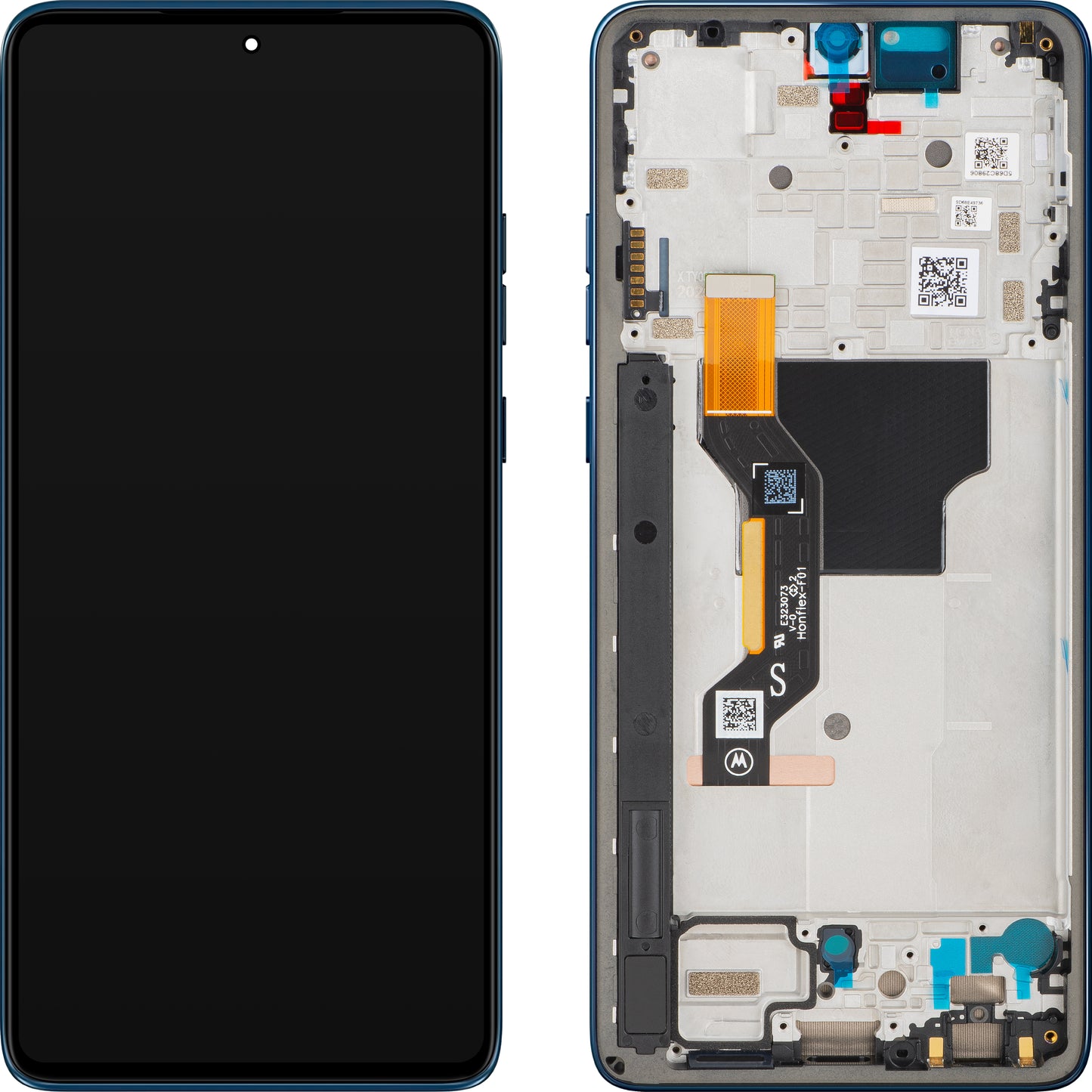 Display s dodirnim zaslonom Motorola Moto G Stylus 5G (2025), s okvirom, Mornarsko plava (Gibraltar Sea), Service Pack 5D68C29806